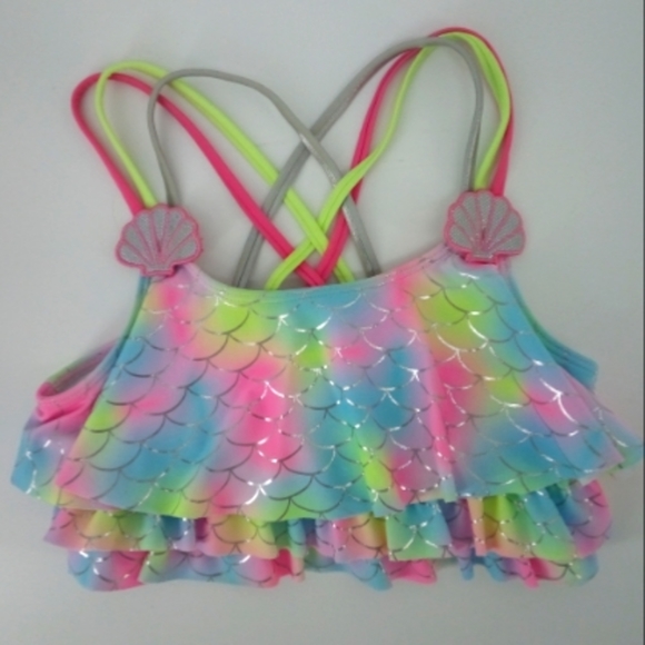 Betsey Johnson bikini swimsuit metallic mermaid seashells 2020 Collection M 10 - Picture 5 of 10